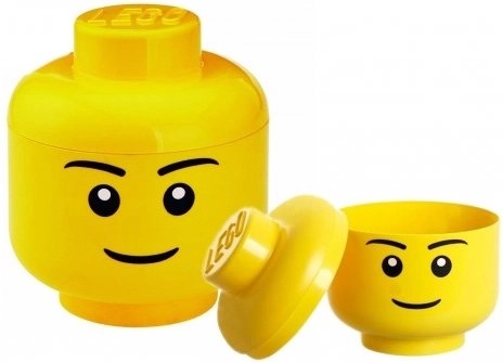 LEGO tároló fej L – fiú