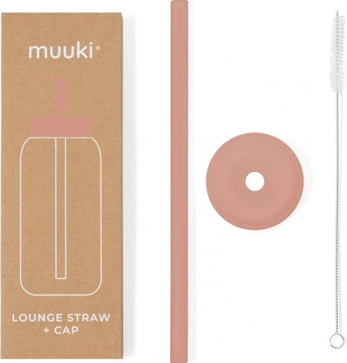 Szívószál és kupak Muuki Lounge stílusban - Canyon Clay