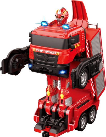 Valódi tűzoltó akció vízágyúval