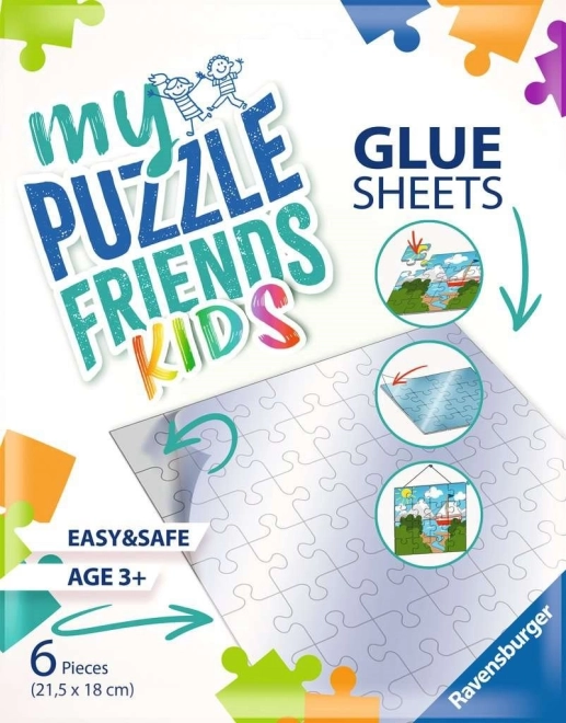 Öntapadó fólia 500 darabos puzzle-hoz RAVENSBURGER My Puzzle Friends Kids