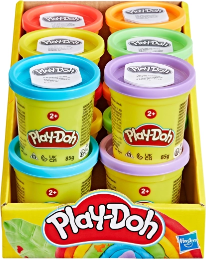 Play-Doh különálló 85 g-os tégelyek – színkészlet kreatív játékhoz