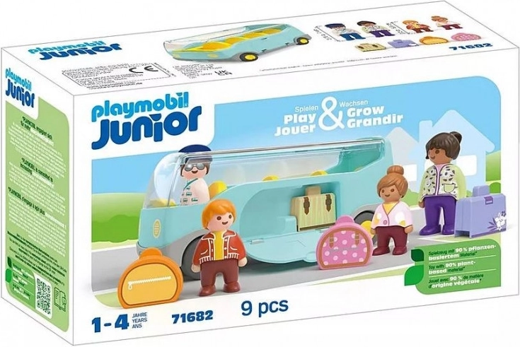 playmobil junior turistabusz figurákkal
