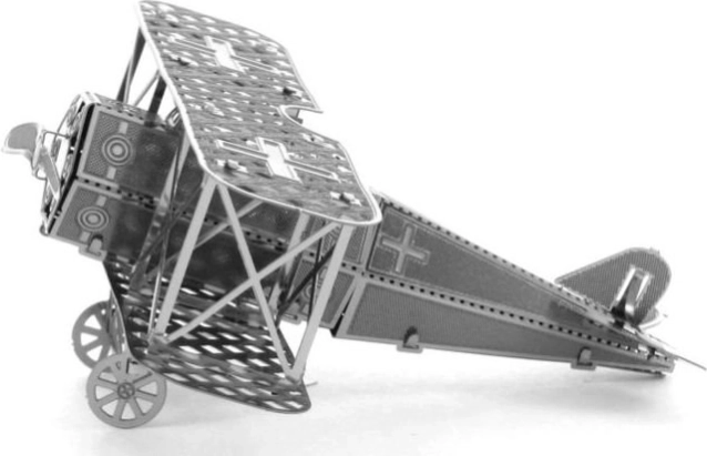 fém 3D modell Fokker D.VII kétfedelű – METAL EARTH