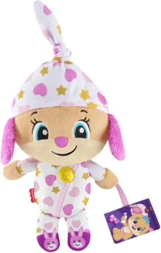 Finoman világító szívecske a nyugodt elalváshoz