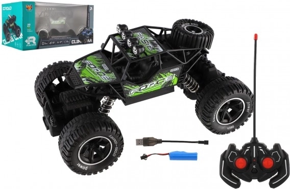 Auto RC Off-Road zöld fénnyel