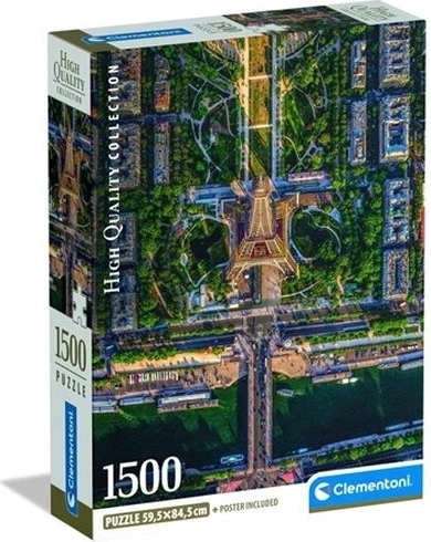 Clementoni puzzle Flying Over Paris 1500 darab