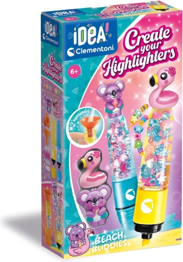 Clementoni IDEA kreatív készlet kiemelők készítéséhez FRIENDS