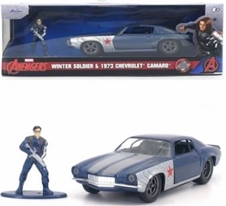 Jada Marvel Avengers Winter Soldier és egy 1973-as Chevrolet Camaro 1:32