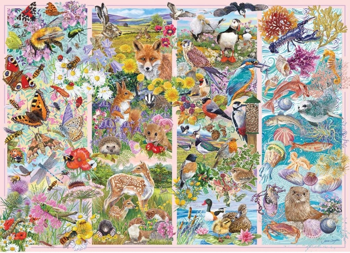 Gibsons puzzle Kíváncsi állatkák 1000 darab