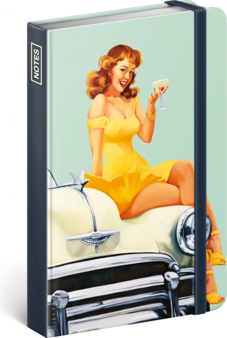 Jegyzetfüzet Pin-up Girls motívummal