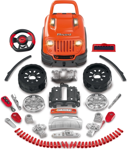 61 darabos csavarozható építőkészlet