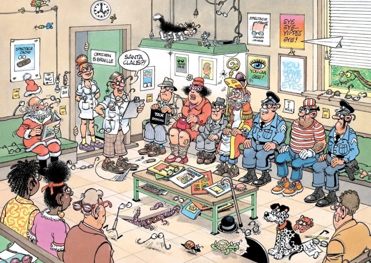 JUMBO Puzzle Jana van Haasterena: Nézd meg a másik oldalról - 500 darab