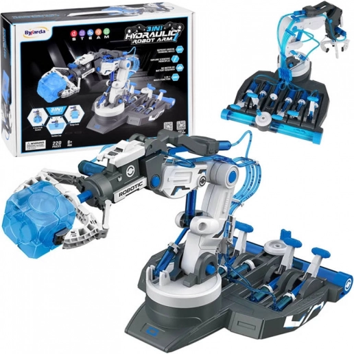 Hidraulikus robotkar 3 az 1-ben készlet gyerekeknek 8+ 220 darab