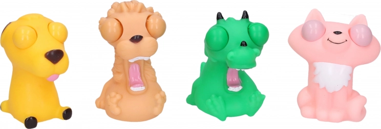 Nyomkodható állatkák guruló szemekkel 8 cm