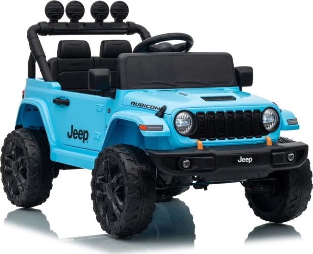 Gyerek elektromos autó Jeep Rubicon 24 V világoskék