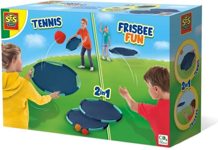 SES kültéri játék: tenisz és frizbi 2 az 1-ben