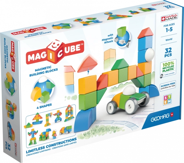 Geomag Magicube Shapes – építőkészlet 32 darab