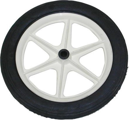 Pótkerék POPULAR kézikézikocsihoz, 230×28 mm, gumírozott futófelülettel