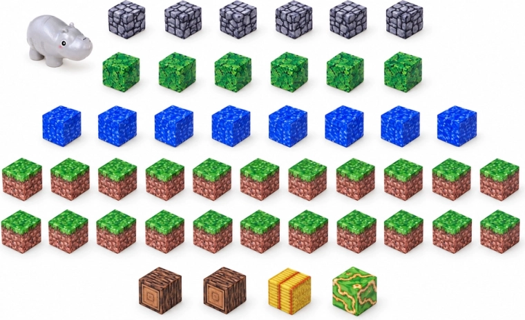 Pixelmotívumok tájak építéséhez