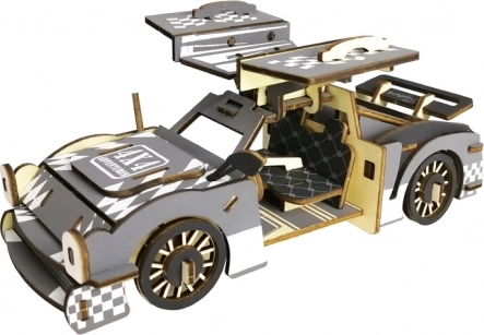 Fa 3D kirakó sportautó Woodcraft