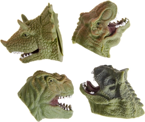 Dinoszauruszfej ujjbáb 7,5 × 5 cm