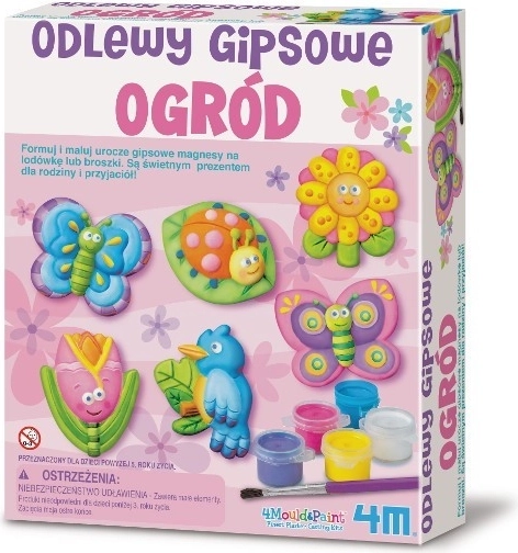 Kreatív gipszöntő készlet – kert