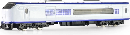 Fém mini mozdony 1:48, fehér, 15 cm