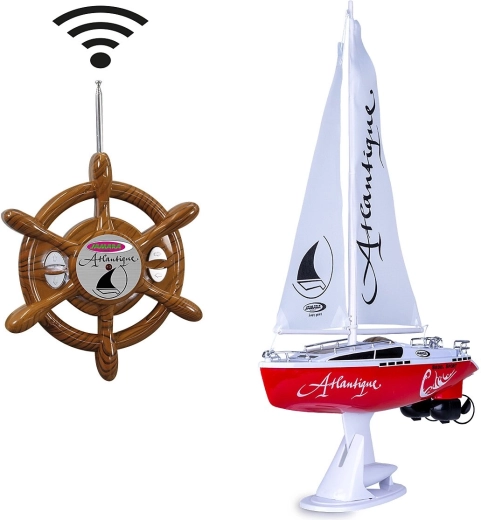 JAMARA Atlantique RC vitorlás 2 csatornás, 27 MHz-es távirányítóval