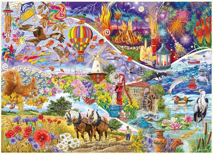 Gibsons puzzle Elemi 1000 darab