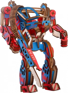 Woodcraft fa 3D puzzle Powersuit színes