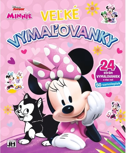 Nagy Minnie színező és matricák