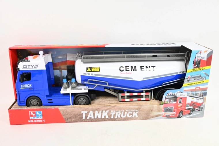 TIR betonkeverő teherautó fény- és hangeffektekkel 59 cm