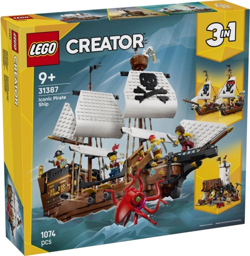 LEGO Creator 3 az 1-ben Legendás kalózhajó