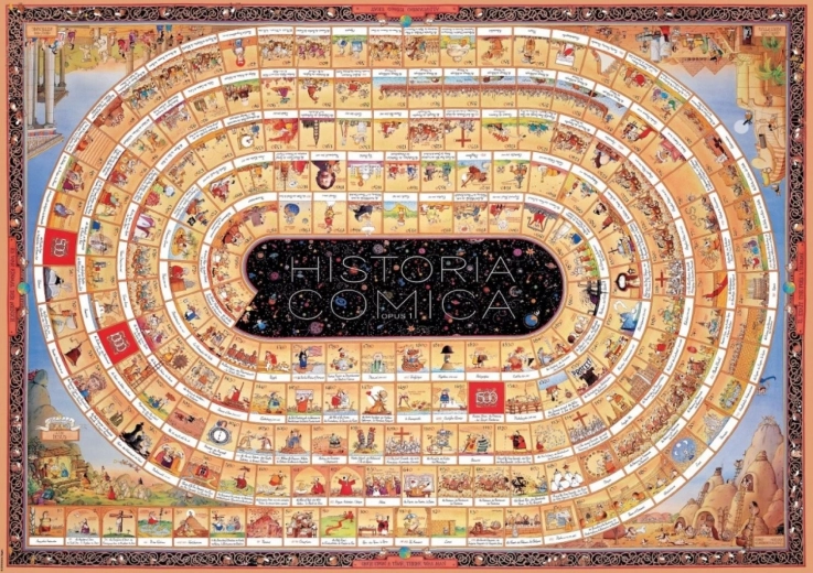 HEYE Puzzle Historia Comica 1 (Vidám történelem) 4000 darab