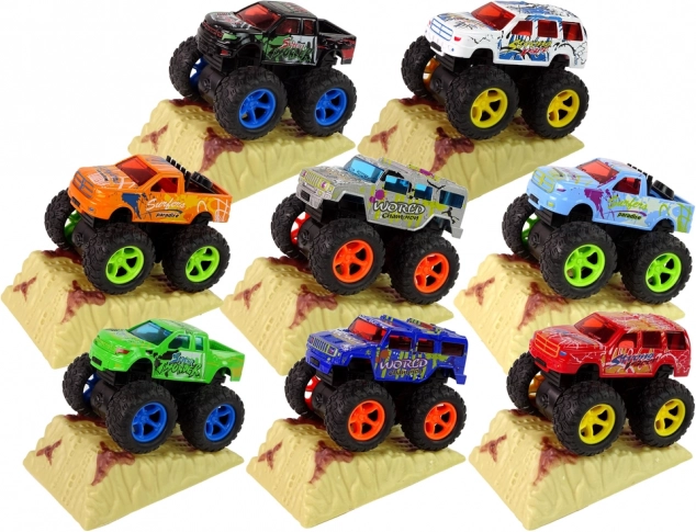 Monster Truck Big Foot gumibroncsok rámpa