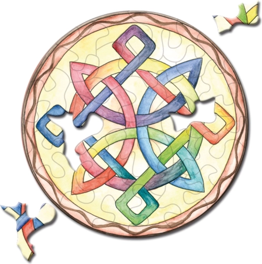Curiosi kerek Picoli Uzel puzzle, 33 darab