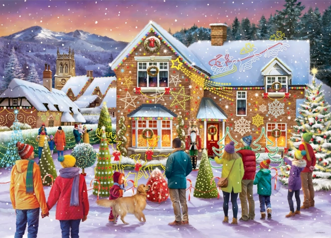 Gibsons puzzle karácsonyi díszítés 1000 darab