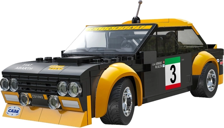 Licencelt Fiat Abarth rallymodell