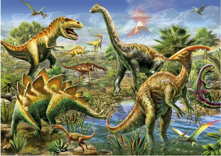 Educa Jurassic játszótér puzzle, 500 darab