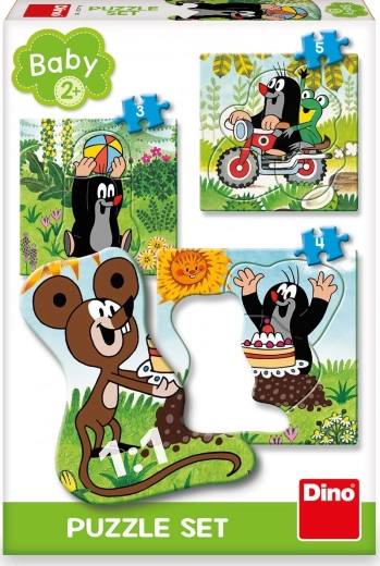 Dino Puzzle Kisvakond a réten - gyermek puzzle