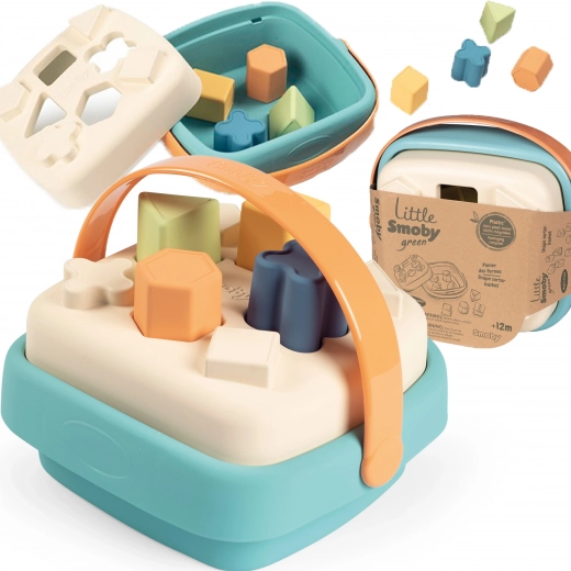 Smoby kis zöld válogató kosár bioplasztikból