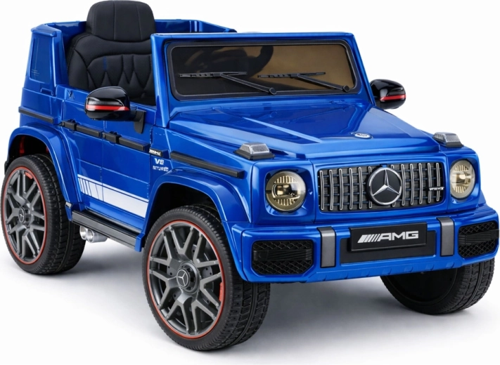 MERCEDES-AMG G 63 kék, lakkozott elektromos kisautó