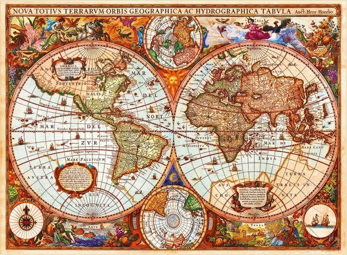 GRAFIKA Puzzle Történelmi világtérkép 3000 darab