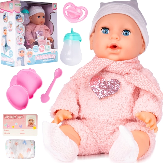 Tosia baba 35 cm iszik és pisil kiegészítőkkel
