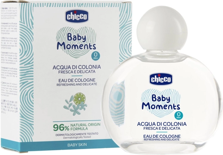 Chicco gyengéd gyermek parfümös víz Baby Moments Delicate 100 ml