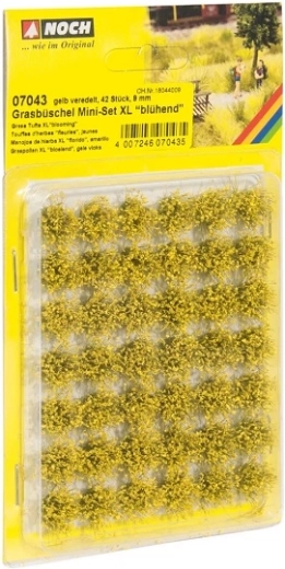 Noch virágzó fűcsomók XL – mini készlet 42 db