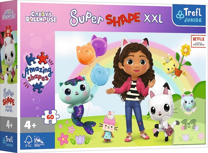 XXL kirakós vidám Gabi barátokkal - Gabi macskás kuckója