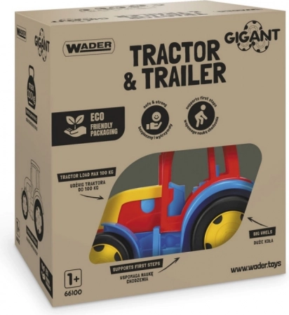 Gigant traktor pótkocsival 120 cm