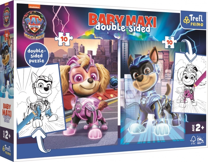 Puzzle Maxi 2x10 Elem Hősies Kutyák Mancs Őrjárat