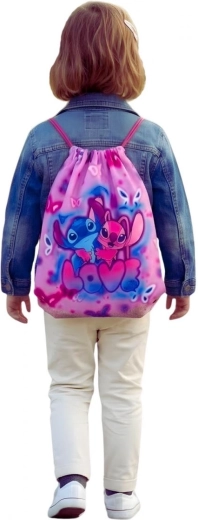 Lány hátizsák Lilo és Stitch, rózsaszín